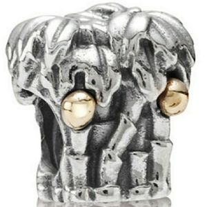 PANDORA (Retired) Palm Tree with Gold Coconuts